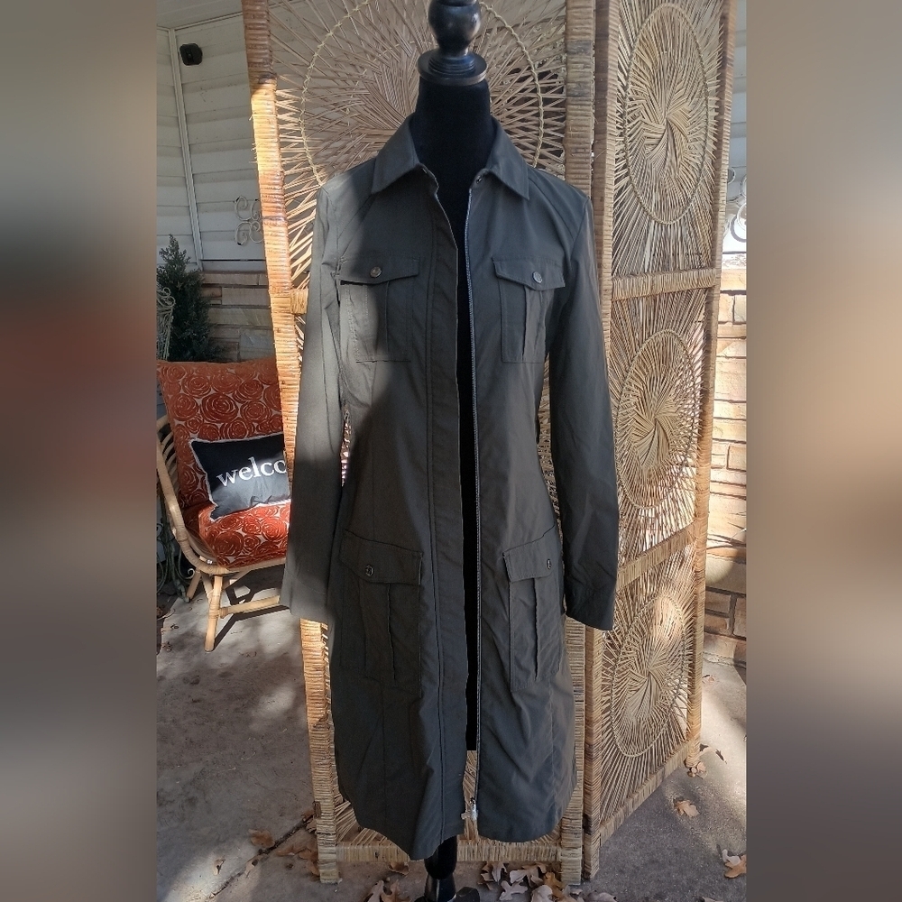 Anatomie Women's Olive Zip Up Dress_Small